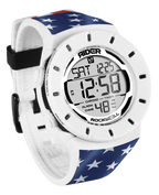 Coliseum Fit™ Forum - Patriot Edition (White/Black) Watch