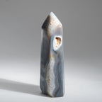 Genuine Polished Blue Agate Point from Madagascar (2.1 lbs)