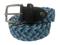 Woven Stretch Belt Ocean