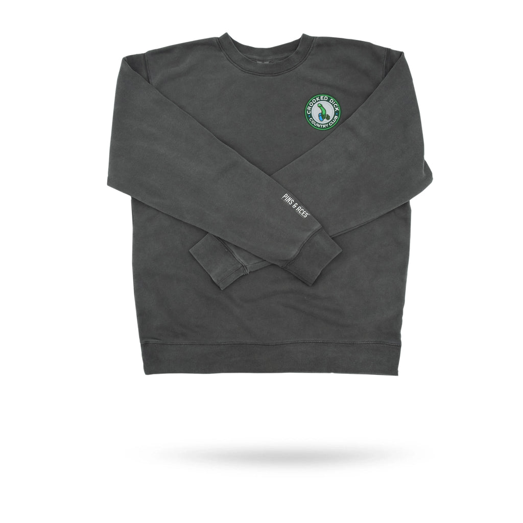 Crooked Dick Crew Neck - Charcoal