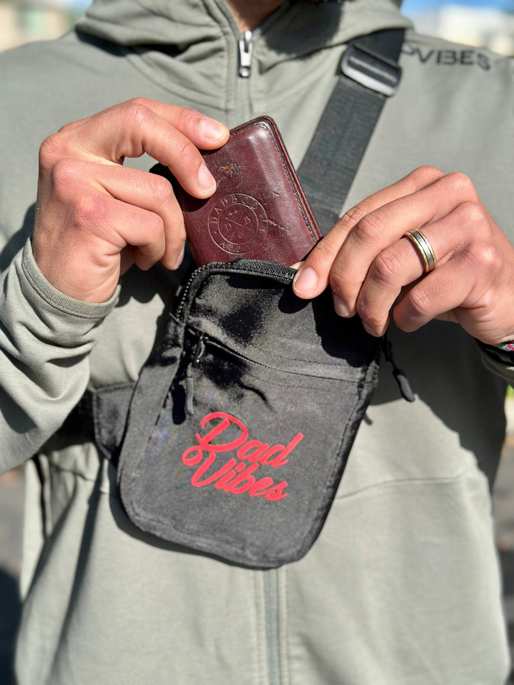 Dadbod Logo Cross Body Bag