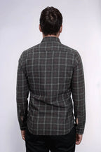 Checked Brown Men Lumberjack Shirt - Wessi