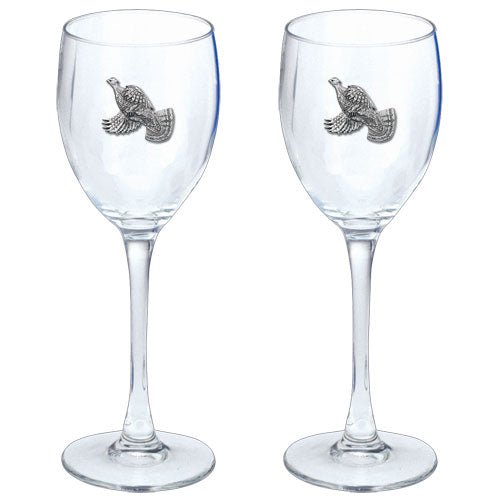 Ruffed Grouse Goblets (Set of 2)