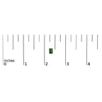 14K Gold 6x4MM Emerald Shaped Gemstone Solitaire Stud Earrings