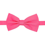 Gia Fuchsia Satine Adjustable Bowtie