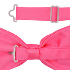 Gia Fuchsia Satine Adjustable Bowtie