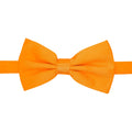 Gia Orange Satine Adjustable Bowtie