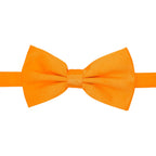 Gia Orange Satine Adjustable Bowtie