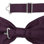Gia Purple Satine Adjustable Bowtie