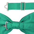 Gia Teal Satine Adjustable Bowtie