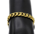 Miami Cuban Link Necklace Bracelet Set 18k Gold Plated Stainless Steel Fashion Jewelry