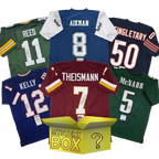 Autographed/Signed Football GOLD Series 2 Jersey Mystery Box with PSA JSA or Beckett COA