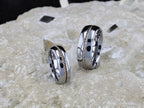 GOLDWYN Braided 14k Gold Inlay Domed Tungsten Ring - 6mm or 8mm