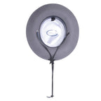 Grey Wide Brim Fedora - Earp