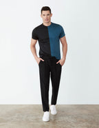 GSTQ Blackslate Colorblock Tee - Large