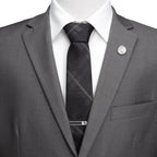 Game of Thrones Targaryen Dragon Black Plaid Silk Men's Tie
