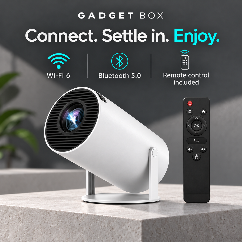 Gadget Box™ Big Screen Portable Projector