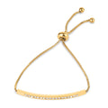 Arvo Clear Gem Bracelet - Gold
