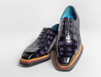 Maurice Custom Ghost Alligator Oxford- Grey
