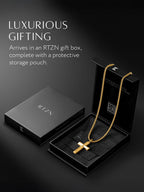 Cross Pendant Necklace (Gold)