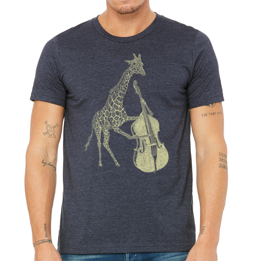 Giraffe Playing Bass