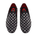 Barocco Glam Ties Men's Loafers - Black/Silver