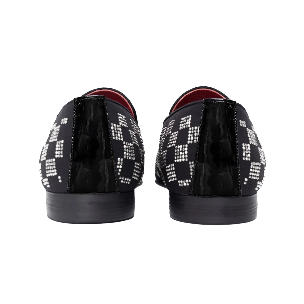 Barocco Glam Ties Men's Loafers - Black/Silver