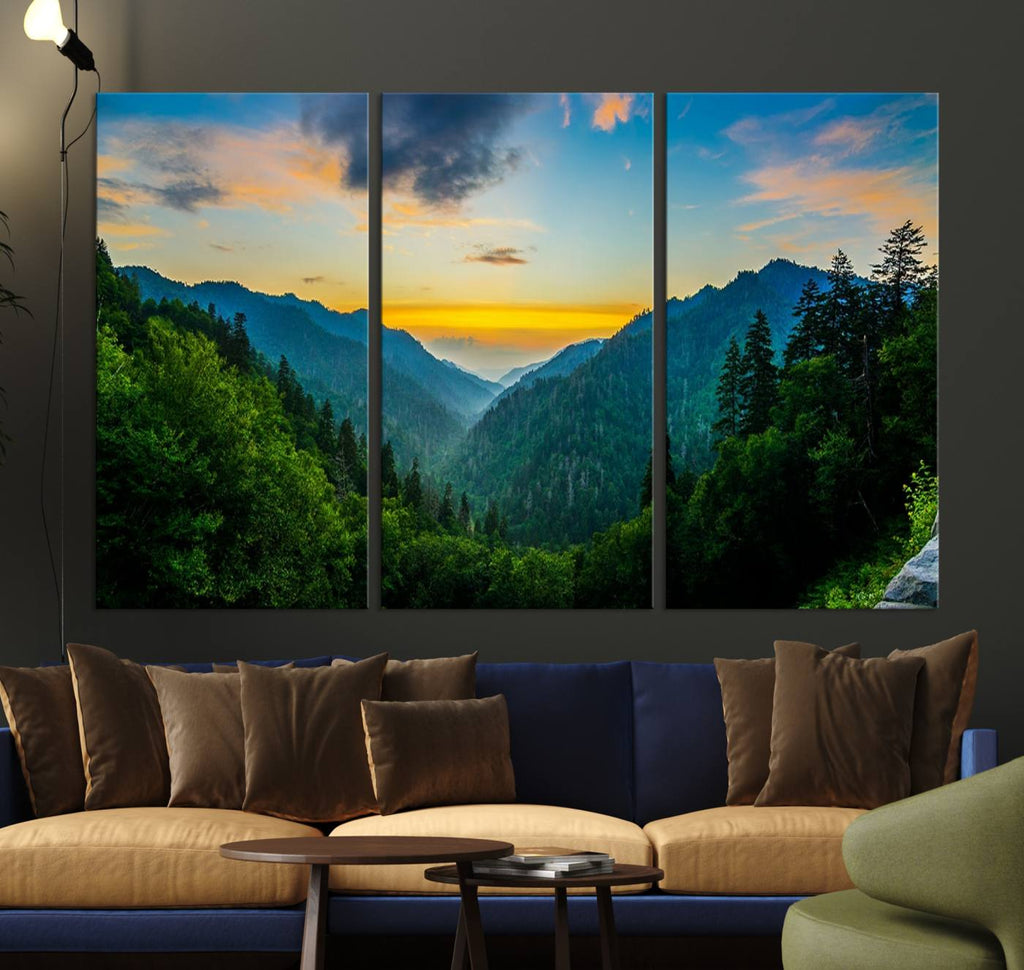Glamorous Landscape Canvas Wall Art, Forest Canvas Print