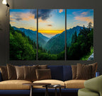 Glamorous Landscape Canvas Wall Art, Forest Canvas Print