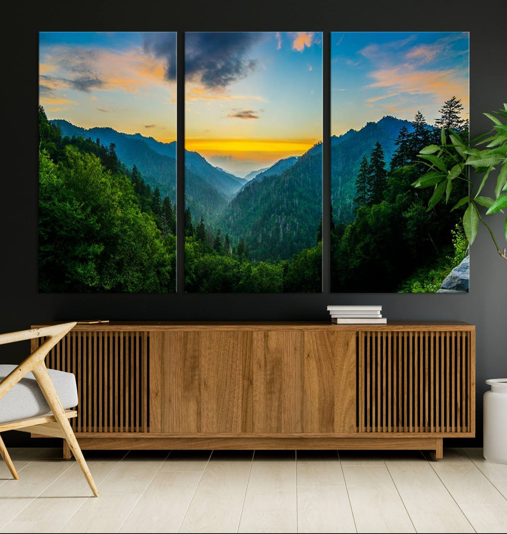 Glamorous Landscape Canvas Wall Art, Forest Canvas Print