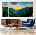Glamorous Landscape Canvas Wall Art, Forest Canvas Print
