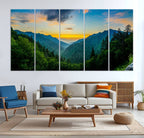 Glamorous Landscape Canvas Wall Art, Forest Canvas Print