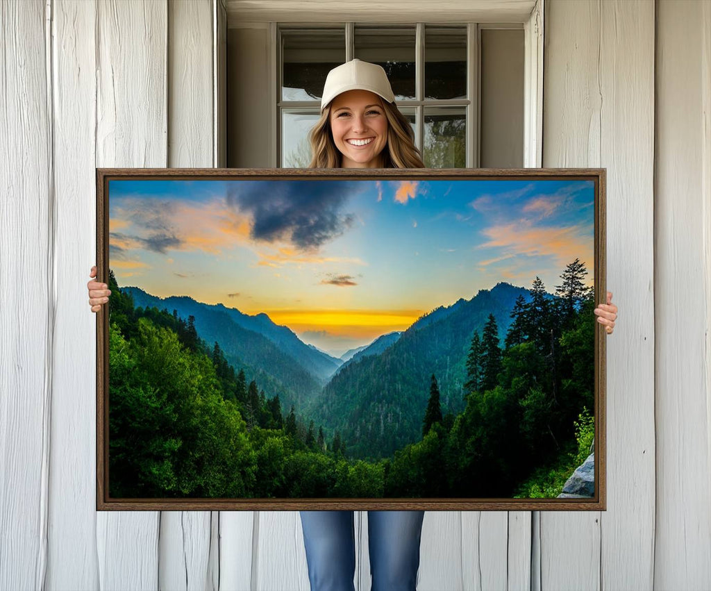 Glamorous Landscape Canvas Wall Art, Forest Canvas Print