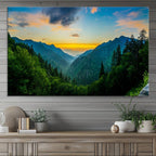 Glamorous Landscape Canvas Wall Art, Forest Canvas Print