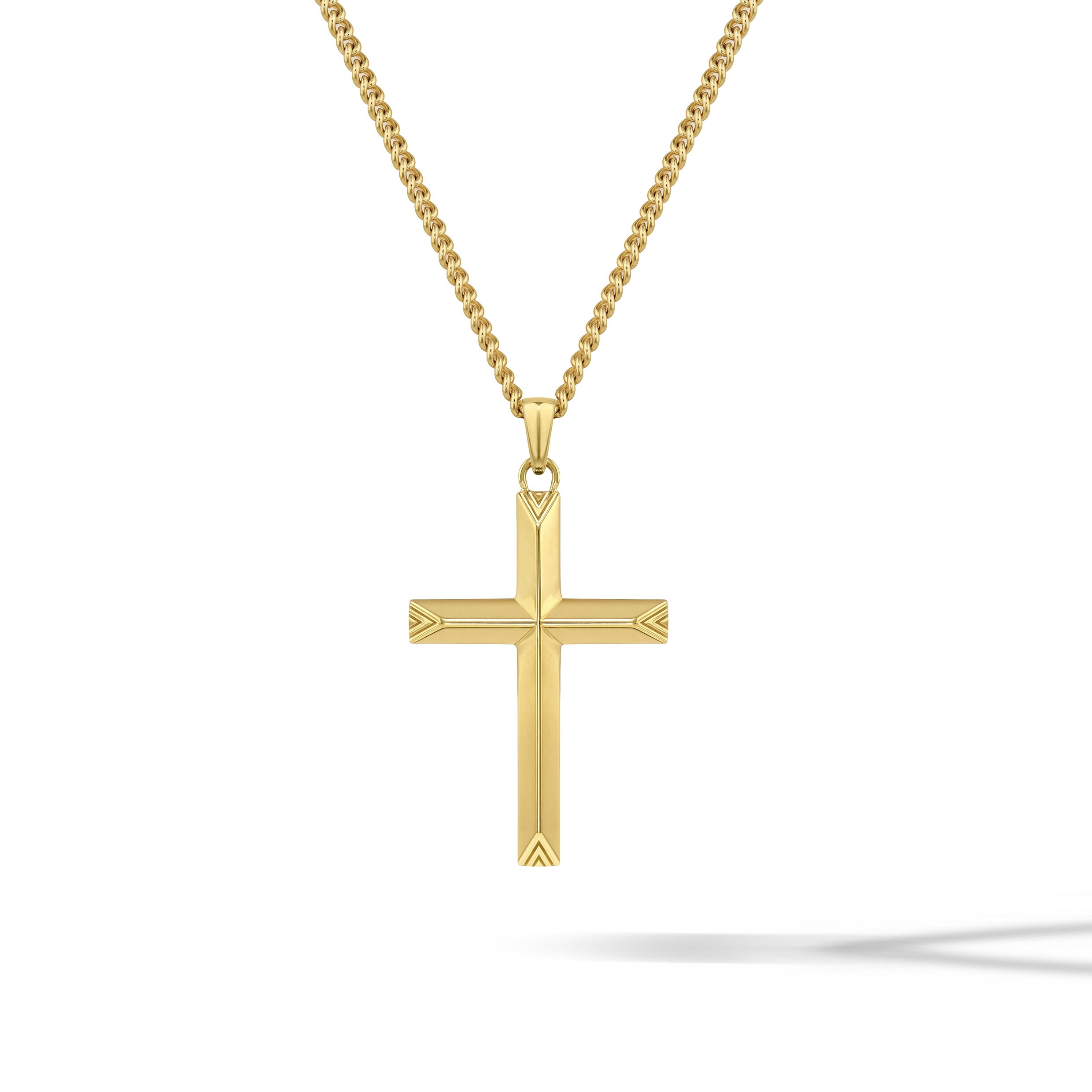 Cross Pendant - 14K Gold