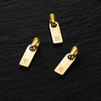 Initial Tag Necklace - 14K Gold