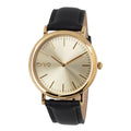 Arvo Gold Time Sawyer Watch - Black Leather