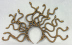 Gold Medusa Snake Headpiece Headband Costume Accessory