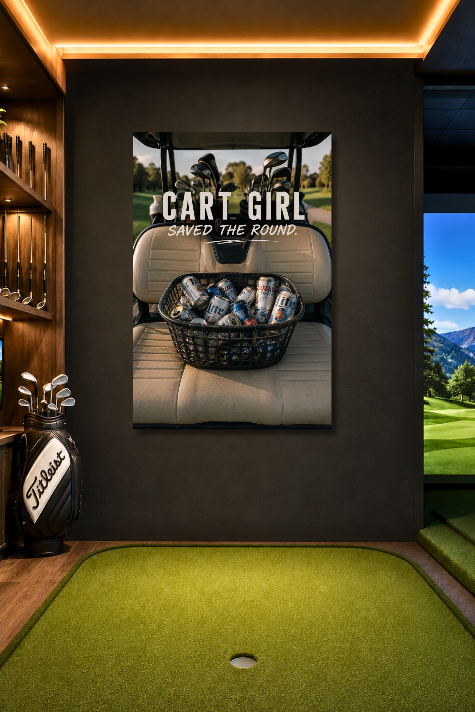 Cart Girl Saved The Round