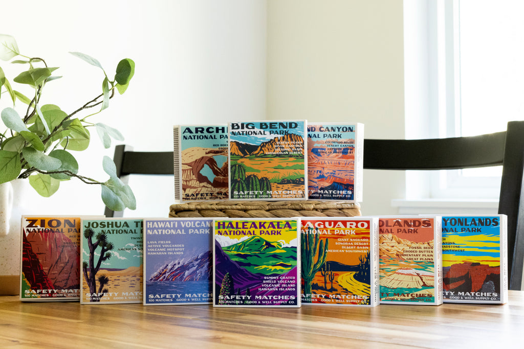 Grand Canyon Vintage National Park Cabin Matches