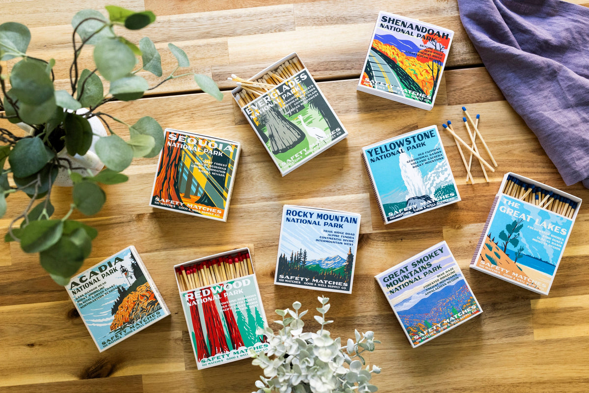 Shenandoah Vintage National Park Cabin Matches