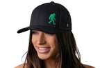 Bigfoot Trucker Hat  |  Green Sasquatch Snapback
