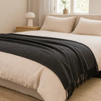 100% Cashmere Throw Blanket - 54"x60"