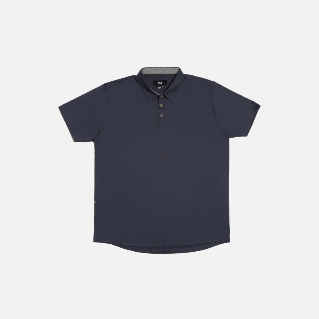 TRUE All Day Polo Heather