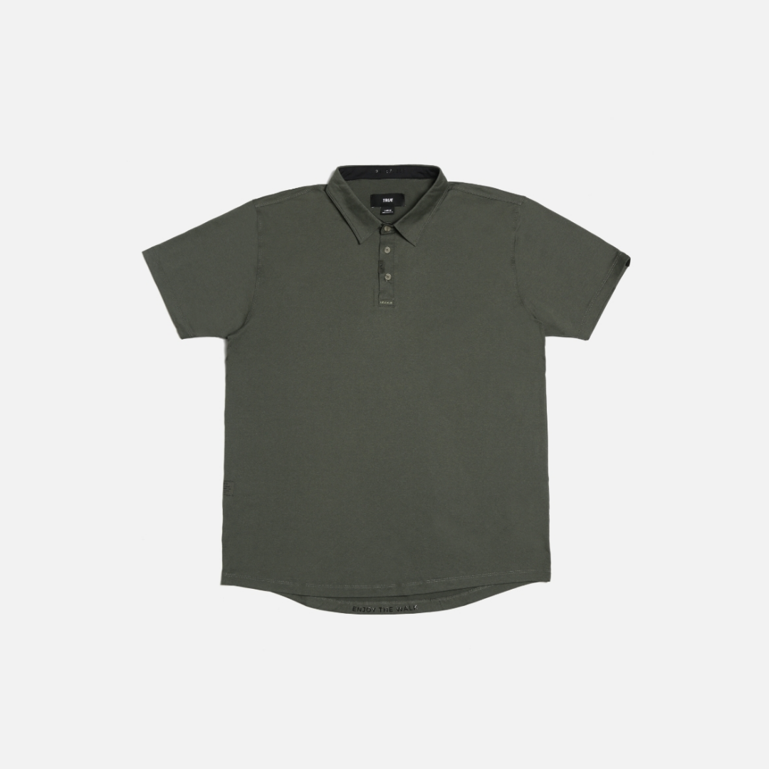TRUE All Day Polo Heather