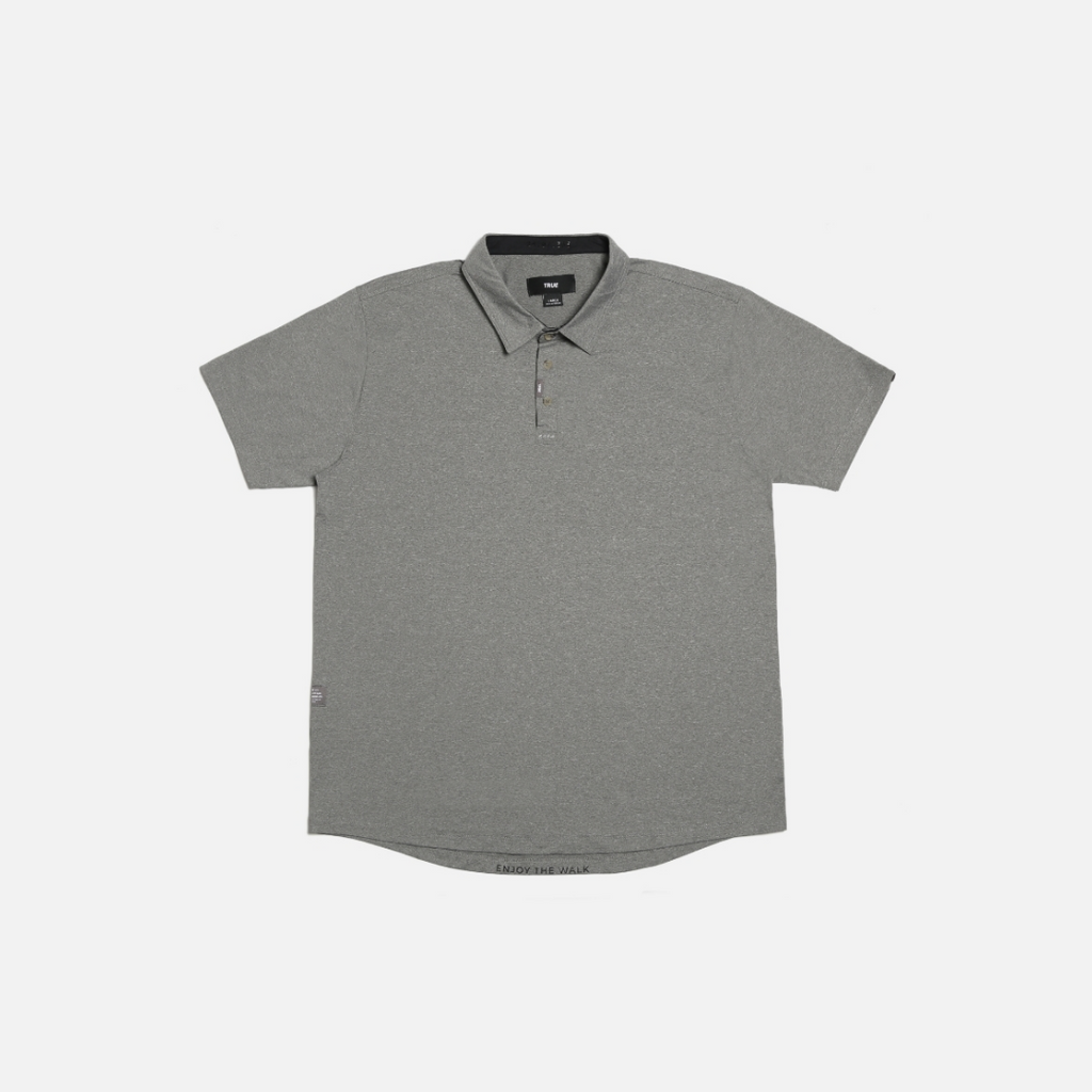 TRUE All Day Polo Heather