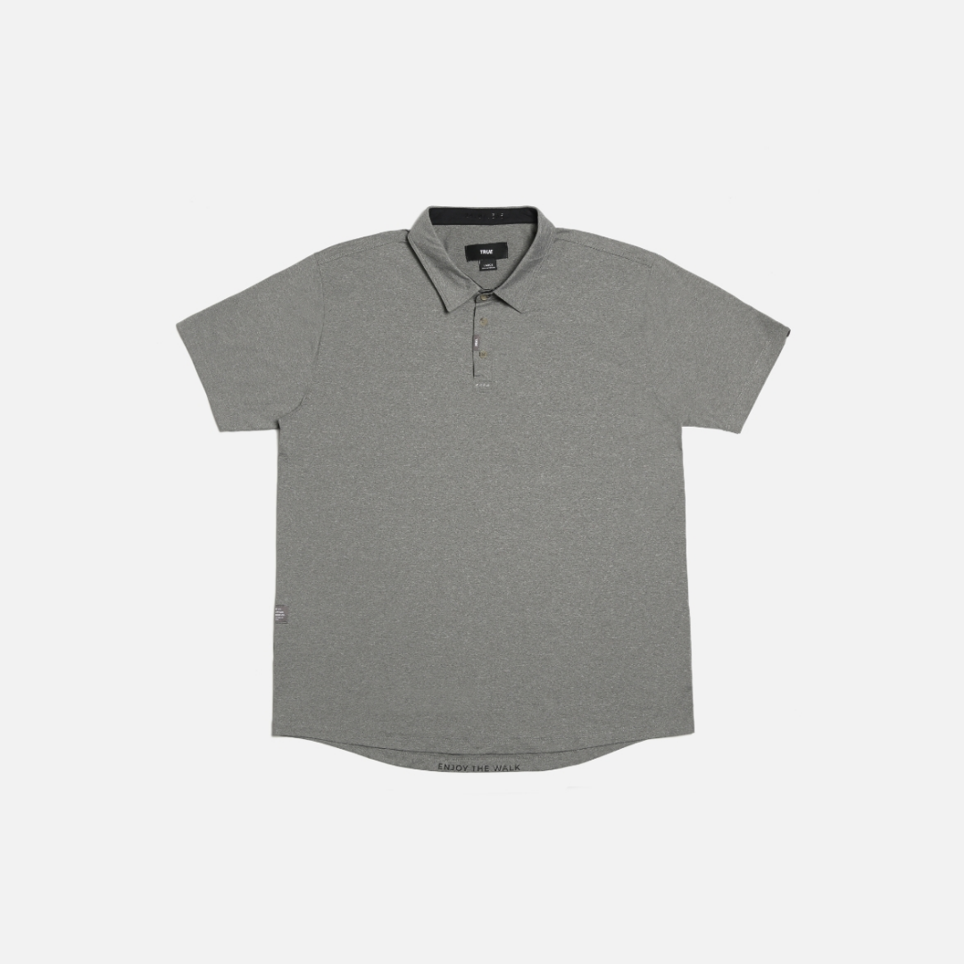 TRUE All Day Polo Heather