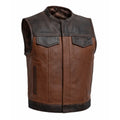 Gunner Men's Leather Motorcycle Vest (Limited Edition)