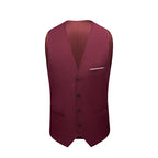3 Piece Suit Jacket Coat Pants & Vest  Formal Slim Fit Men's