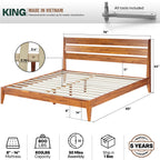 Emery Solid Wood Bed Frame